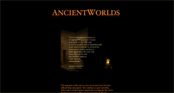 Desktop Screenshot of ancientworlds.net