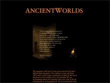 Tablet Screenshot of ancientworlds.net